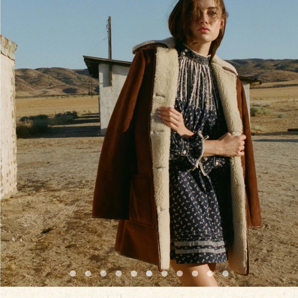 COPY - NWT size Medium Doen Woodland coat in saddle.